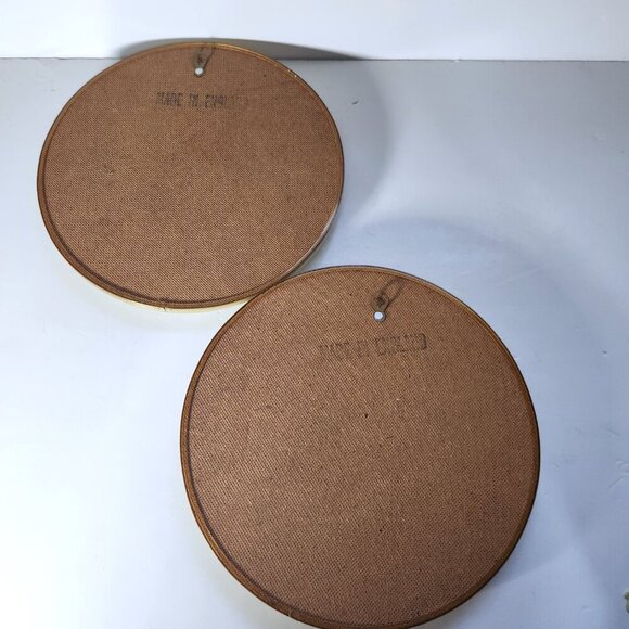 Vintage Pinkie and Blue Boy Set of 2 Convex Glass Bubble Frame Hanging Wall Art - Picture 7 of 8